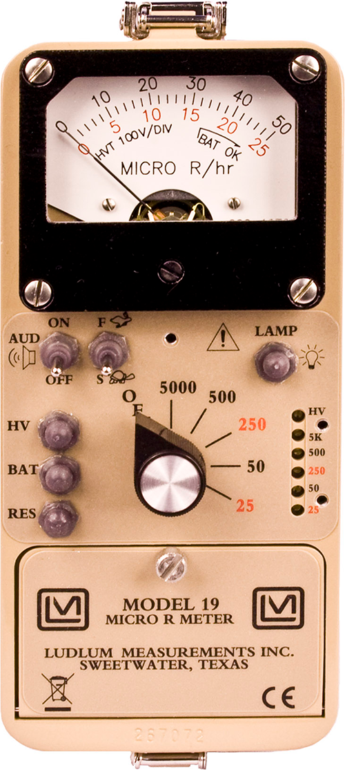 Model 19 MicroR Meter controls