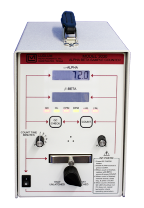 model 3030 alpha beta sample counter